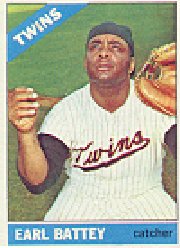 1966 Topps Baseball Cards      240     Earl Battey